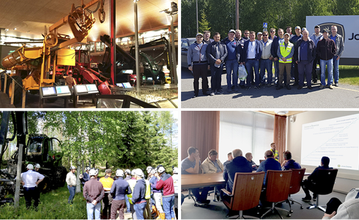 Российские лесозаготовители посетили заводы John Deere в Финляндии в Казани